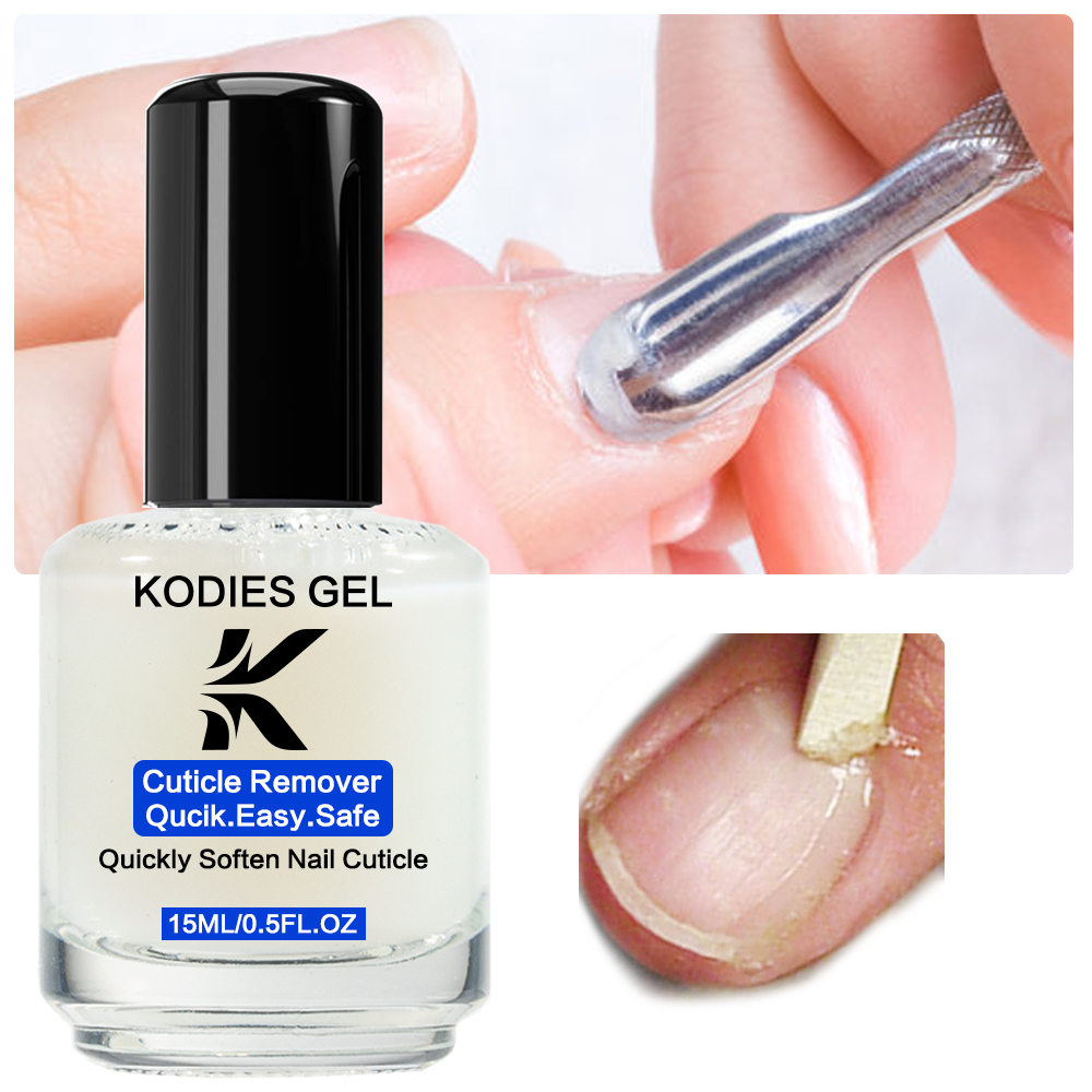 Aha Bha Exfoliant - KODIES ジェルキューティクルリムーバー 15 ミリリットル穏やかな角質除去剤フットキューティクルオイル柔軟剤液体ネイルアートトリートメントマニキュア修復ケアツール