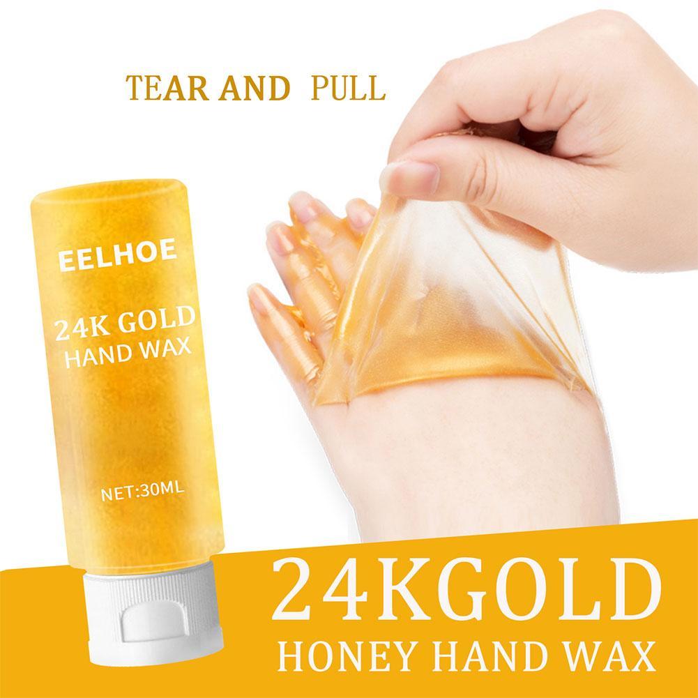 Aha Bha Exfoliant - ハニーワックスハンドクリーム保湿角質除去スムーズファーミング水和ジェル 30 グラム手用 24 18k ゴールドハンドマスク繊細