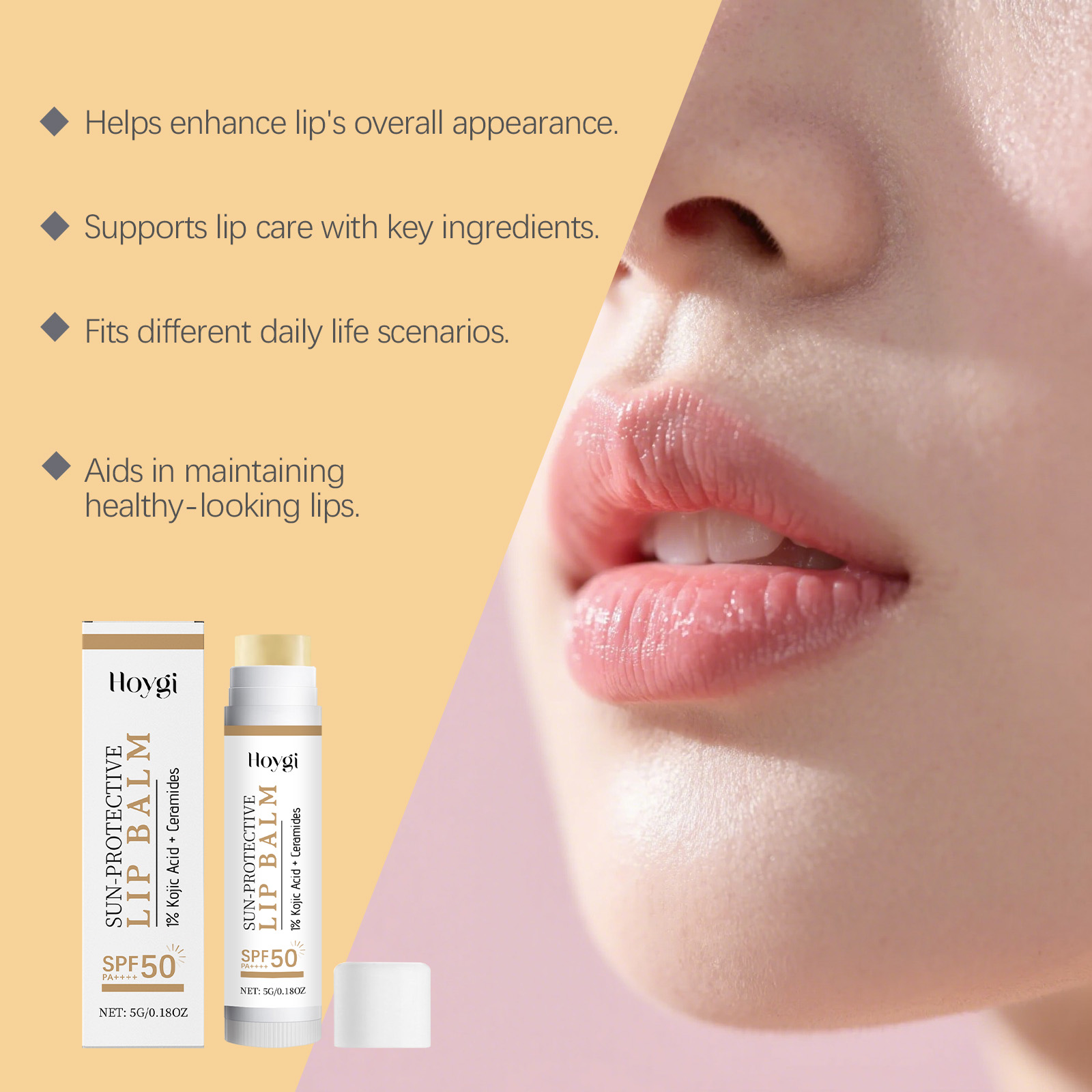 日焼け止めリップバーム SPF50+ 保湿リップサンブロック - Ceramide Moisturizer のレビューと価格