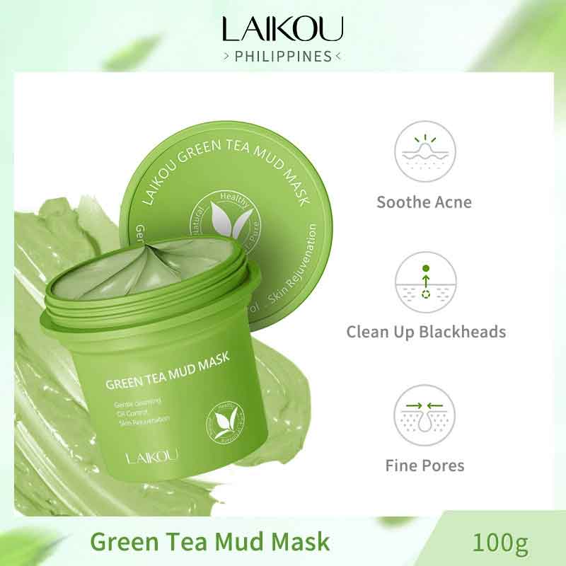 緑茶泥マスククレンジング保湿オイルコントロールにきび除去クレ - Mud Mask Kaolin のレビューと価格