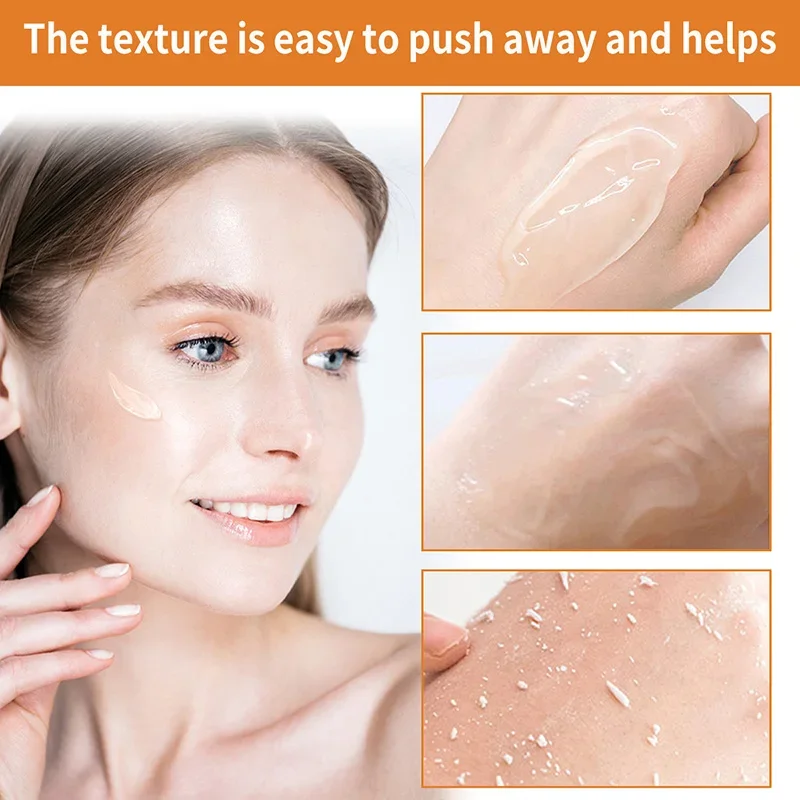 50 グラムオレンジ角質除去ジェル顔の体用優しいオレンジフェ - Aha Bha Exfoliant のレビューと価格