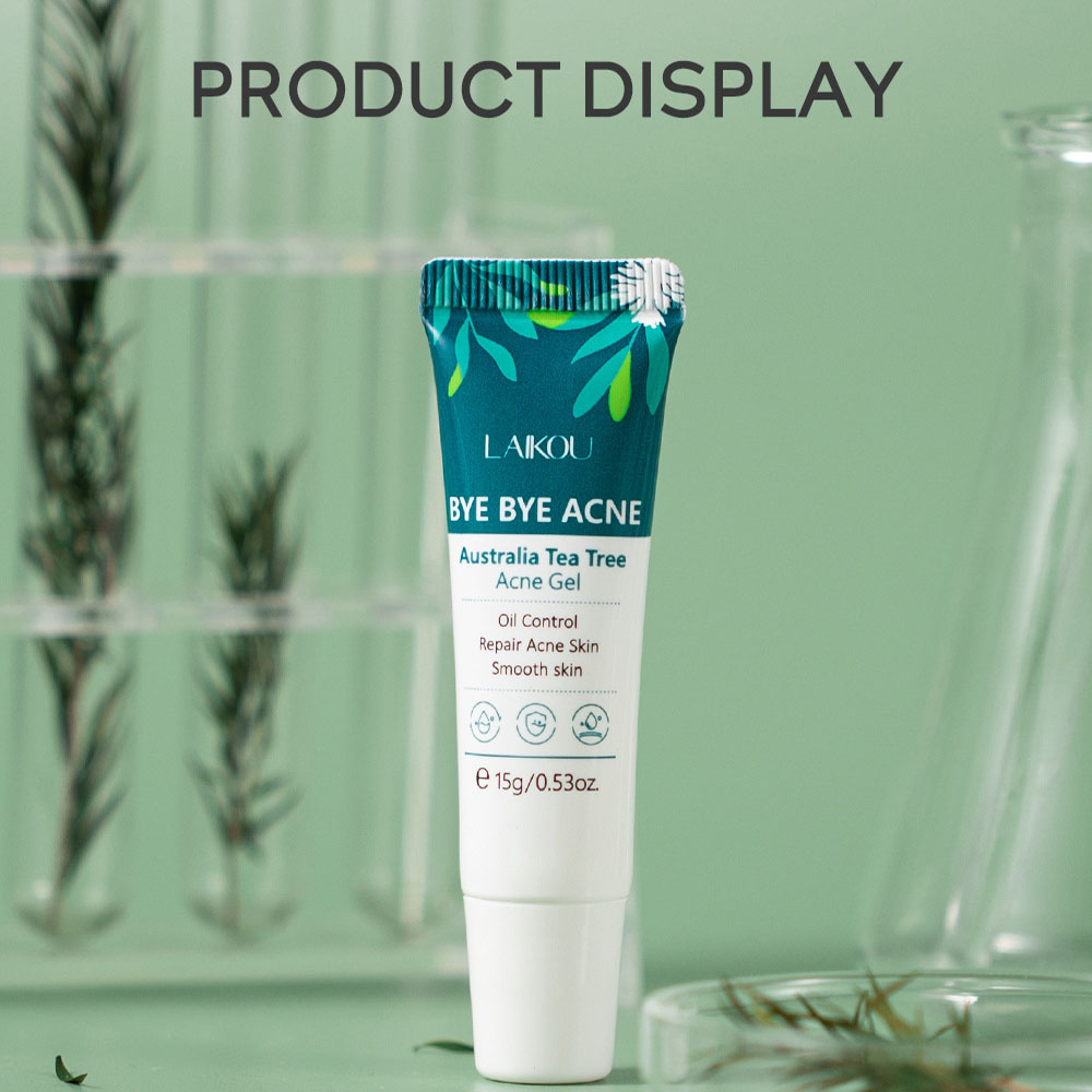 LAIKOUティーツリーアクネジェル15g、顔用ニキビ治療、 - Tea Tree Spot Treatment のレビューと価格