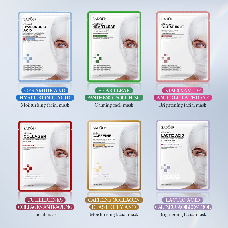 12枚入り SADOER セラミド保湿フェイシャルマスクシー - Ceramide Moisturizer のレビューと価格