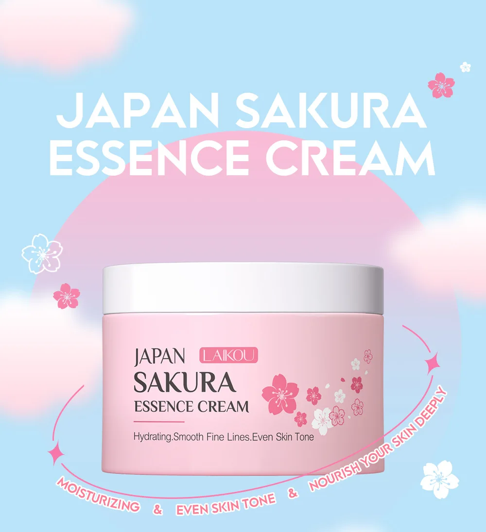 LAIKOU 日本桜エッセンスクリーム 保湿スムースファイン - Skincare Niacinamide のレビューと価格
