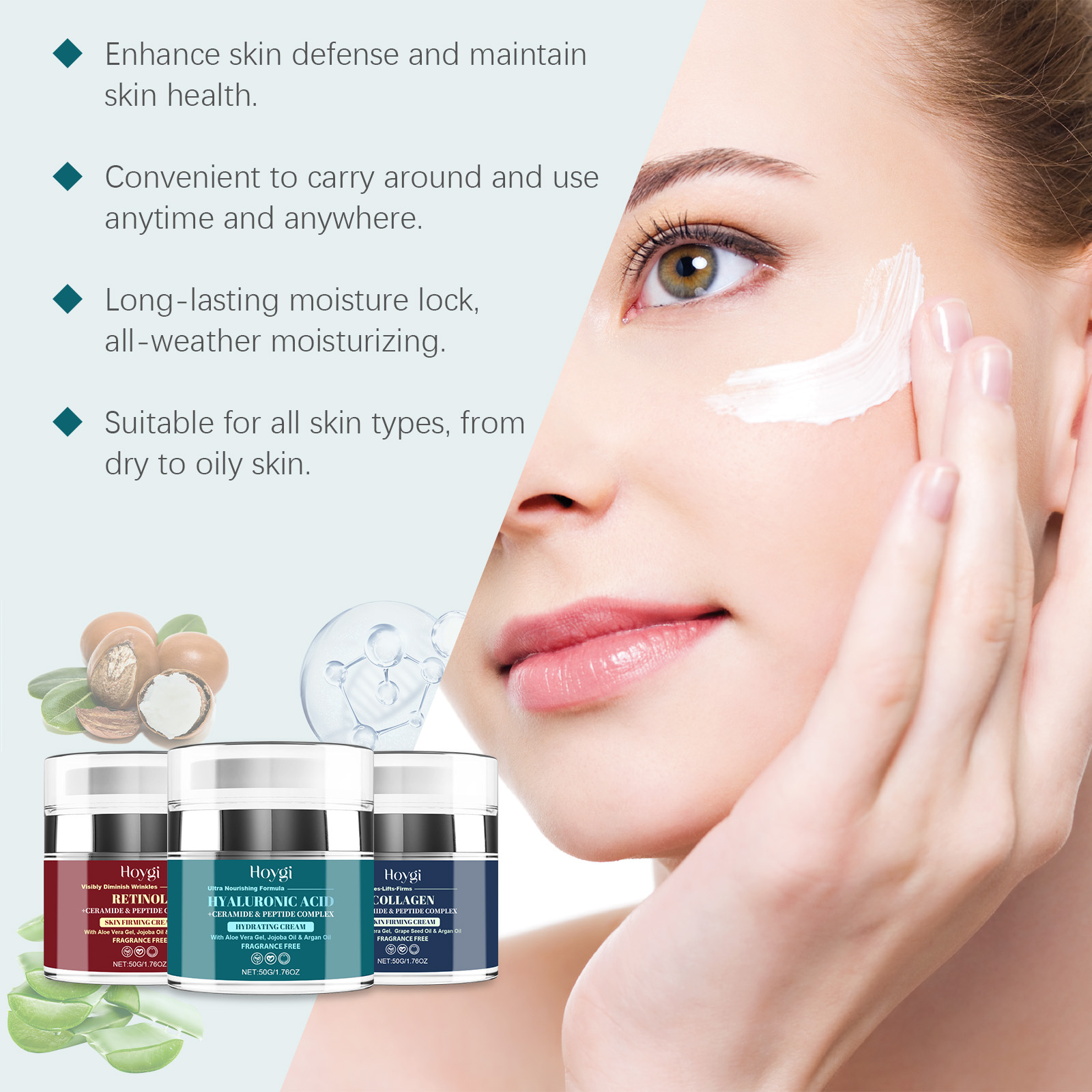 ホイギ フェイシャルクリーム。保湿効果があり、肌に優しく、さ - Ceramide Moisturizer のレビューと価格