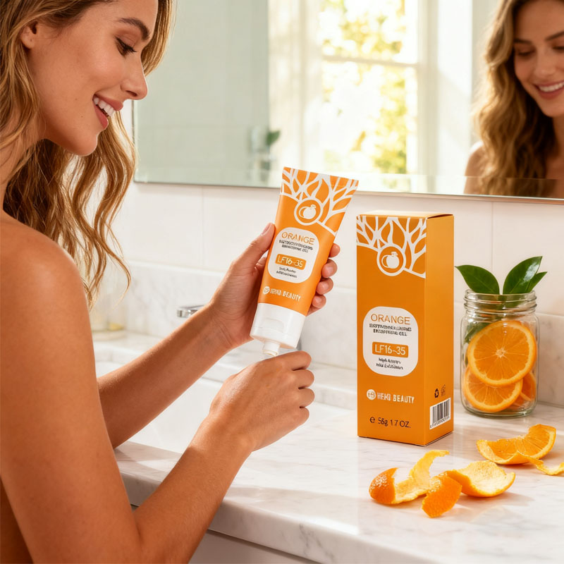 オレンジ酵素角質除去ジェル ブライトニング ディープクレンジ - Aha Bha Exfoliant のレビューと価格