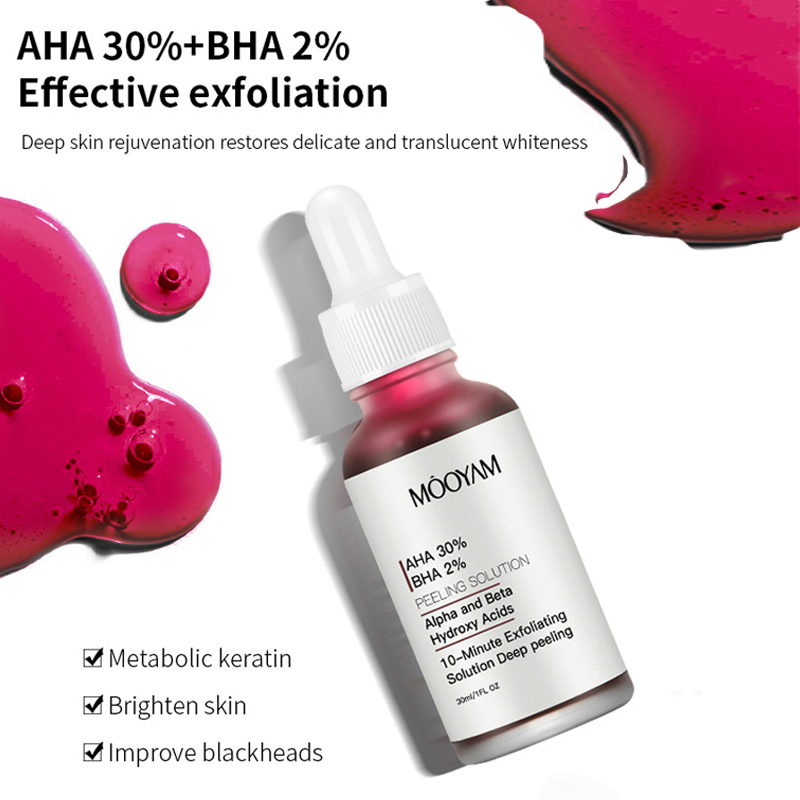 AHA 30%+BHA 2% スキンケアピーリングソリューシ - Aha Bha Exfoliant のレビューと価格