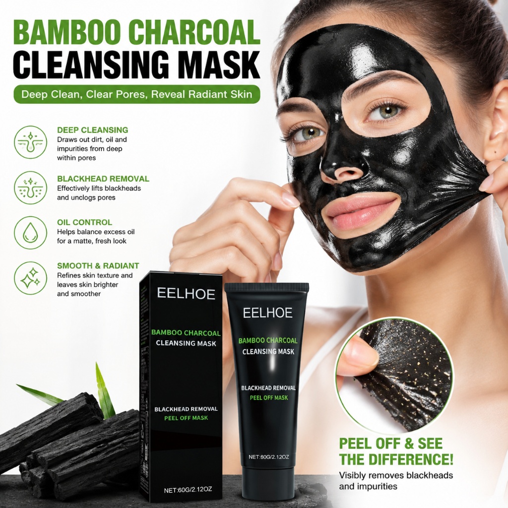 60g ブラックヘッドリムーバー バンブーチャコールピールオ - Mud Mask Kaolin のレビューと価格