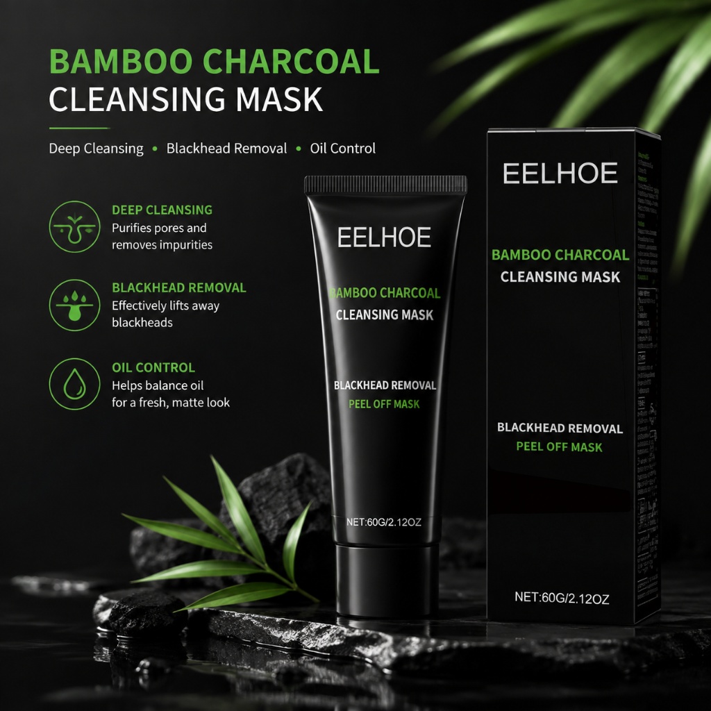 60g ブラックヘッドリムーバー バンブーチャコールピールオ - Mud Mask Kaolin のレビューと価格