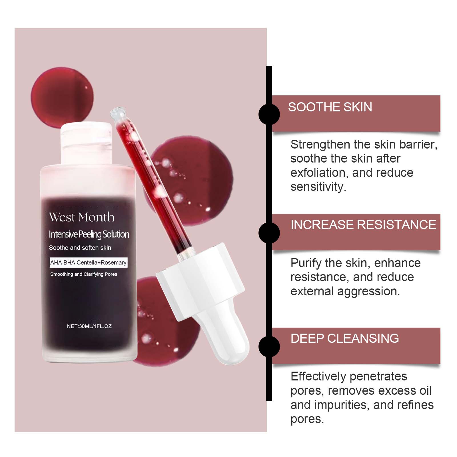 ピーリングフェイスセラムフルーツ酸 AHA BHA 抗ニキビ - Aha Bha Exfoliant のレビューと価格