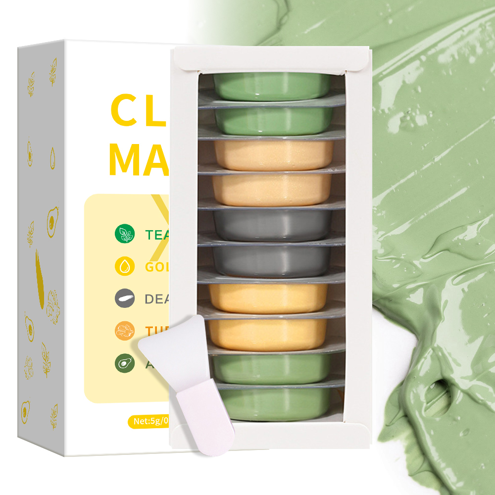 5 グラム * 10 個粘土泥マスクセットヒアルロン酸ビタミ - Mud Mask Kaolin のレビューと価格
