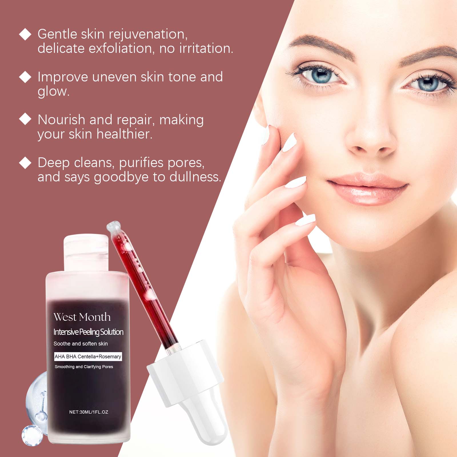 ピーリングフェイスセラム ニキビ対策 美白 角質除去 毛穴縮 - Aha Bha Exfoliant のレビューと価格