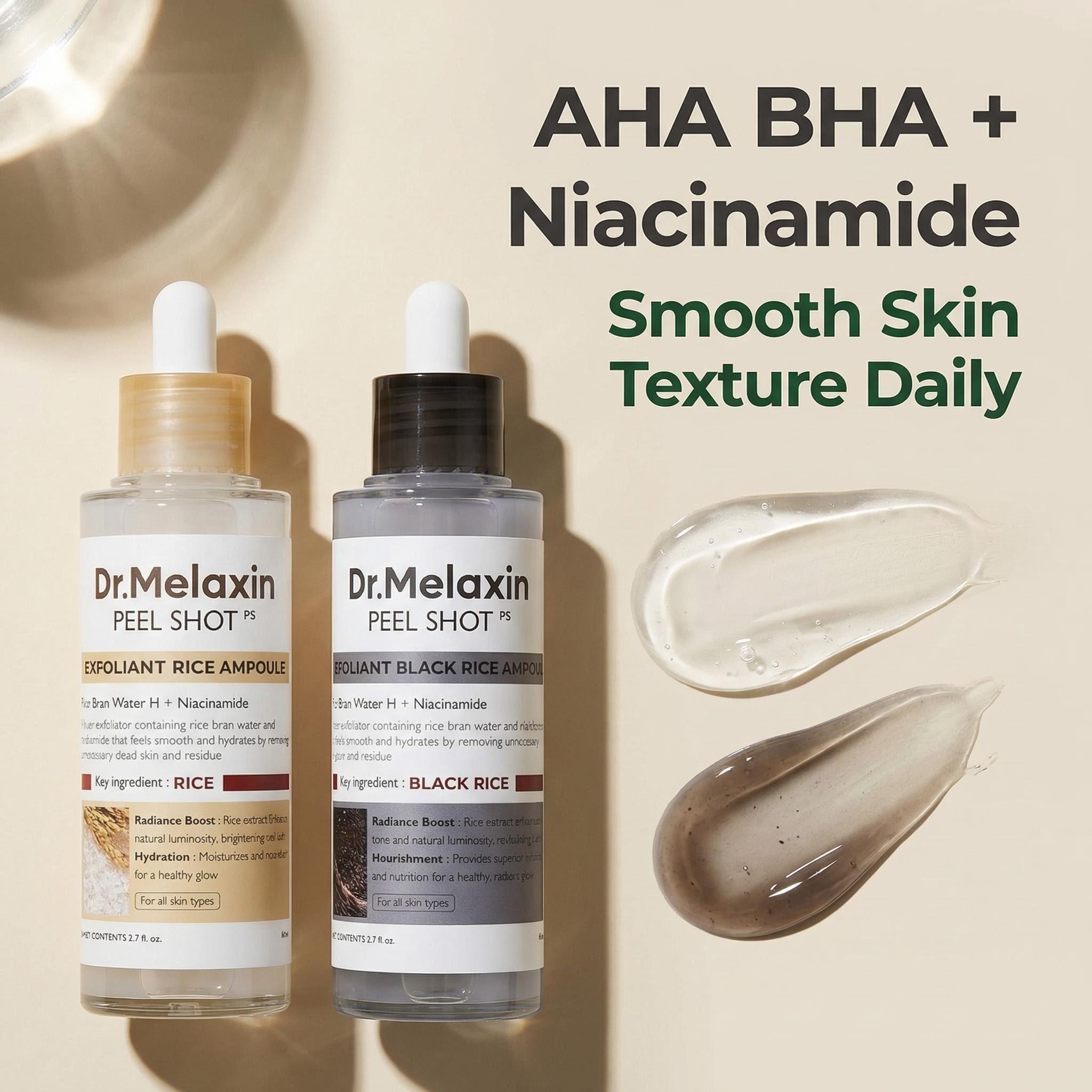 黒米角質除去アンプル 80ml、米水エキス、AHA BHA、 - Aha Bha Exfoliant のレビューと価格